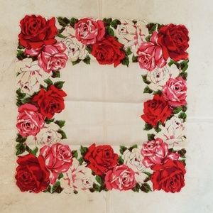 Cottage Core Classic Handkerchief or Decor